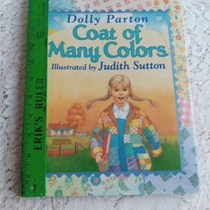 dolly-parton-s-coat-of-many-colors-book-first-edition-etsy