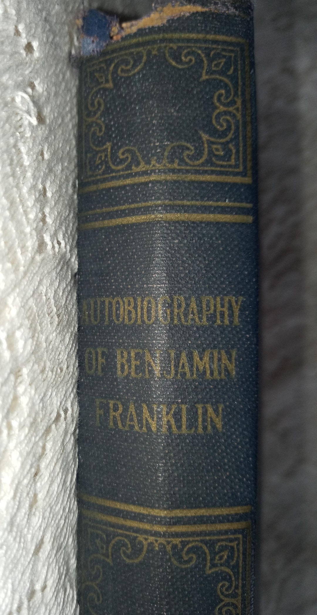 Vintage Benjamin Franklin Autobiography - Etsy