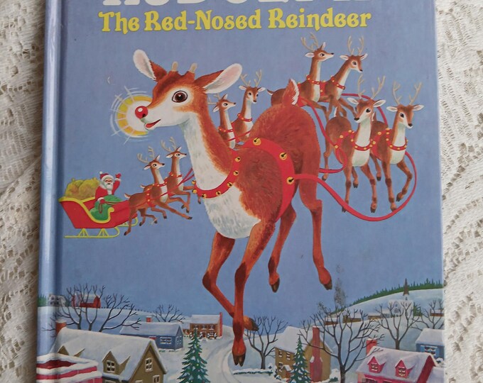 1985 Rudolph the Red-nosed Reindeer Golden Book Richard Scarry - Etsy