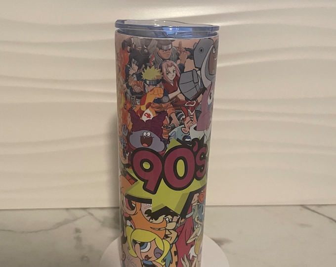 Inspired 90s Cartoon Character Insulated Tumbler Cup| Gifts For Her| Gifts For Him| Cartoon Lovers