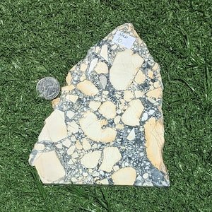 Maligano Jasper Slab, Large size For cabber; 0.63 lbs, making cabochons or display.  Slab 10