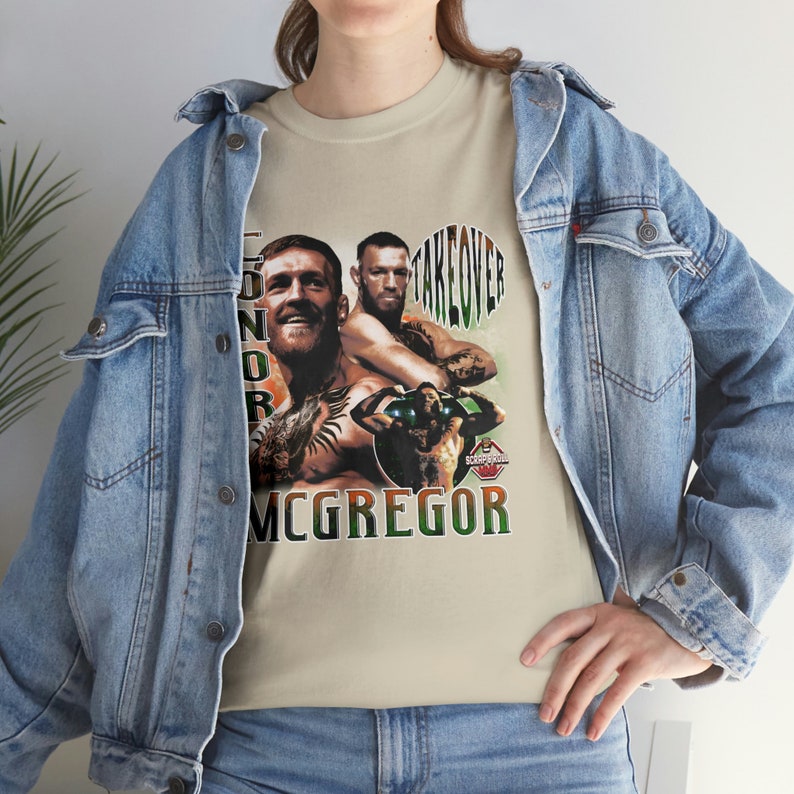 Conor McGregor Strut Custom T-Shirt, Black, M