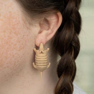 Armadillo Earrings | 3D Printed Jewelry