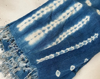 TEXTIL TEÑIDO CON LA ETIQUETA - Tribu Mossi. Textil. África Occidental.