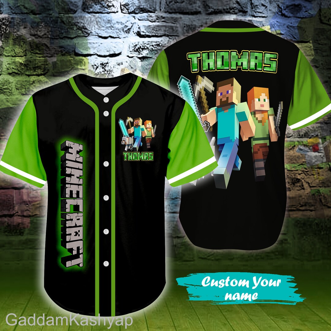 Minecraft Birthday Shirt Gamer Birthday Minecraft Party Tee Etsy