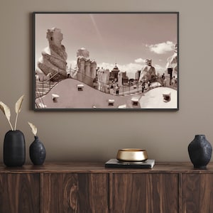 Barcelona, España Blanco y Negro, Fotografía Digital, Impresiones Digitales, Viajes, Paisaje
