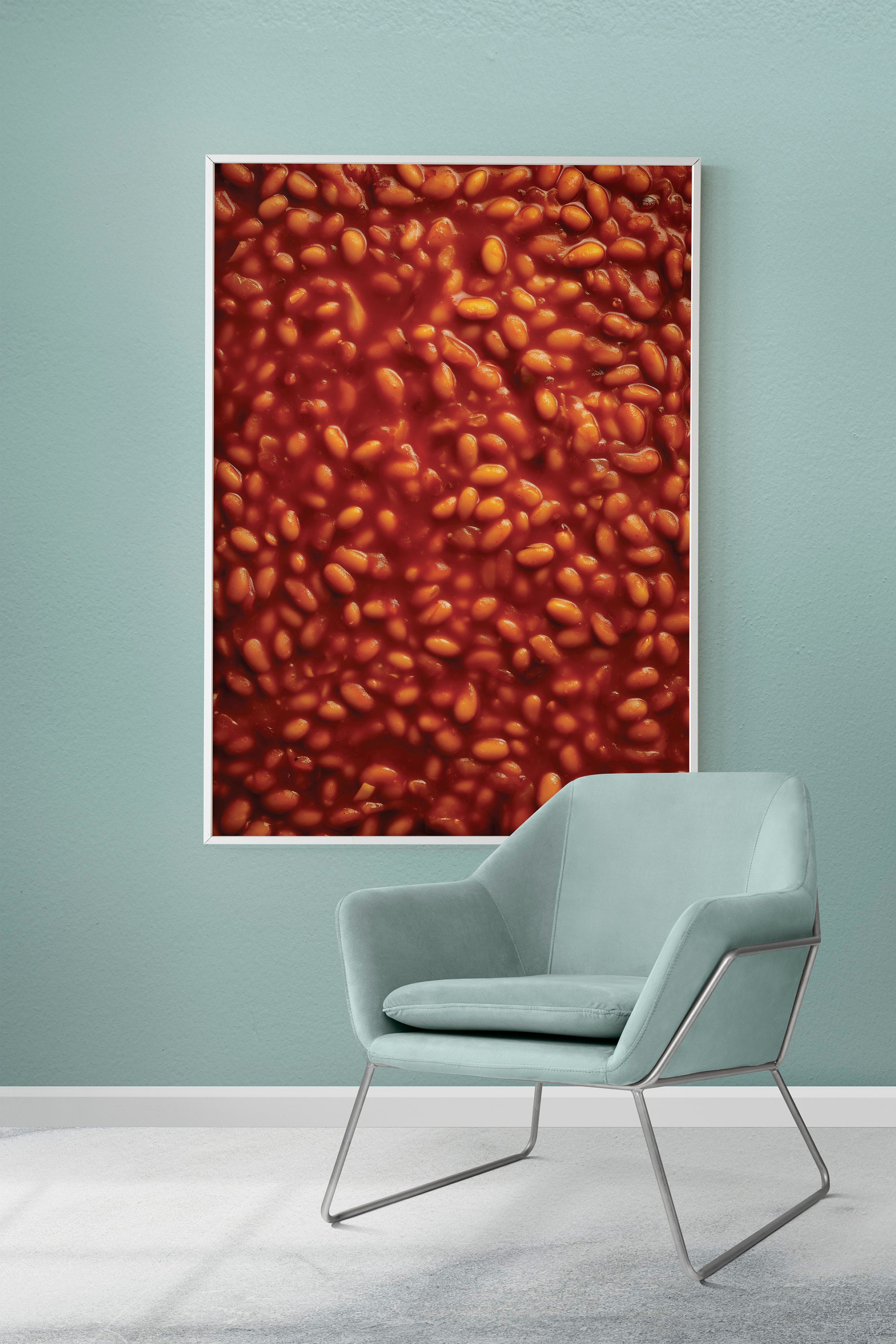 Baked Beans Print Digital Printable Artwork Food Kitchen Funny Meme ...