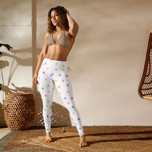 Stars Yoga Leggings-Premium Yoga Leggings-leggings for women-Comfortable Yoga Pants
