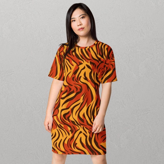 tiger t shirt dress Tiger Tee Dress S / Grey