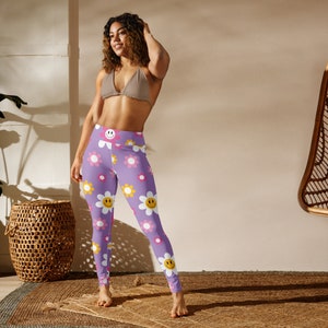 Cute Polka dot Yoga Leggings-Premium Yoga Leggings-leggings for women-Comfortable Yoga Pants