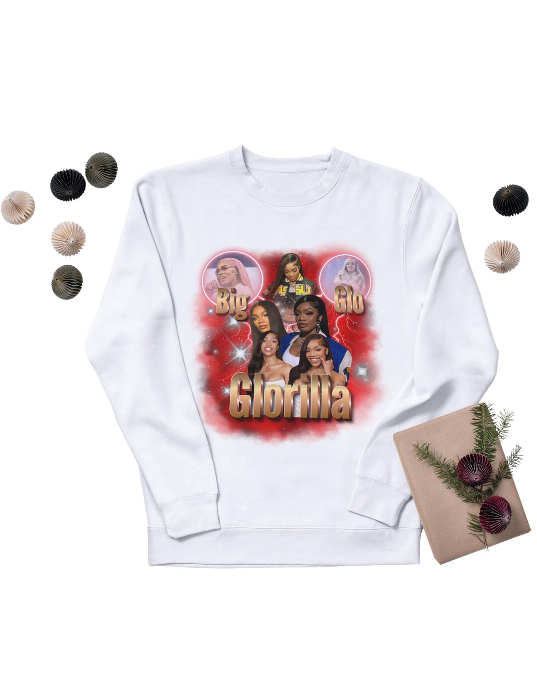 Glorilla PNG Digital Art | Big Glo Rap Collage | Hip Hop Printable Wall ...