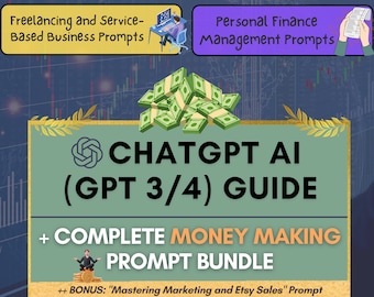 Chatgpt Prompts for Investing Real Estate Entrepreneurs AI Prompt Passive Income Business Ideas Side Hustle PDF Guide, Digital Best Seller