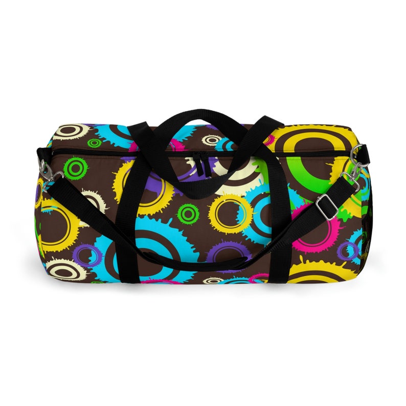 Retro Paint Splat Duffel Bag Etsy