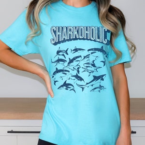 Funny Shark Shirt, Comfort Colors Shark Tee, Ocean Animal Shirt, Save the Oceans, Gift for Shark Lover, Retro Sea Life Tee, Ocean T-Shirt