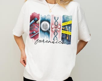 Forensics Investigator Shirt, Forensic Analyst Tshirt, Gift for CSI Lover, Crime Scene Investigation Tee, Forensic Scientist Graduation Gift