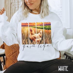 Farm Wife Sweatshirt, Rural Life Sweatshirt, Farm Life Sweater, Rural Living Sweater, Ranch Life Crewneck, Gift for Farmer Wife, Farm Mom