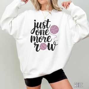 Funny Crochet Sweatshirt, Knitter Sweater, Gift for Crocheter, Craft Lover Gift, Cute Crochet Mom Sweatshirt, Craft Mom, Yarn Lover Sweater