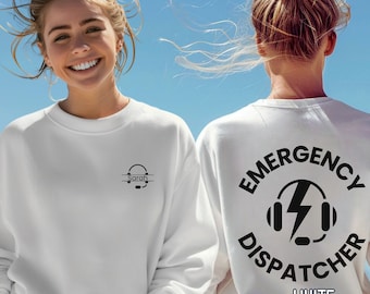 Custom Emergency Dispatcher Sweater, Personalized 911 Dispatcher Gift, Dispatcher Appreciation Week, 911 Dispatcher Shirt, Police Dispatch