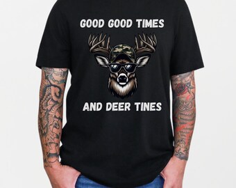 Funny Hunter Shirt, Deer Hunter Tshirt, Gift for Deer Hunting Lover, Outdoorsman T-shirt, Country Lover Shirt, Midwestern Tee, Hunting Gift