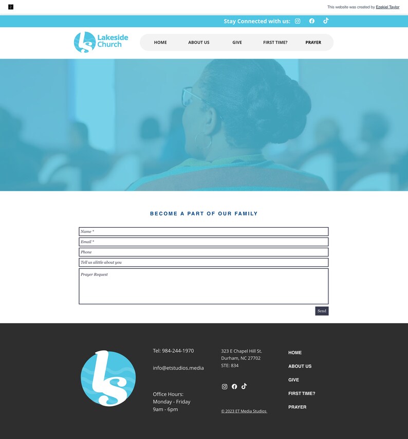 Wix Church Website Template Etsy Wix Church Website Template Etsy