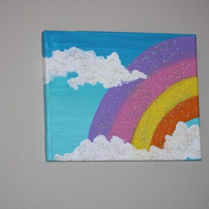 Girls Acrylic Canvas Painting  8”x10”