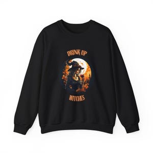 Drink up Witches Spooky season Unisex Heavy Blend™ Crewneck Sweatshirt