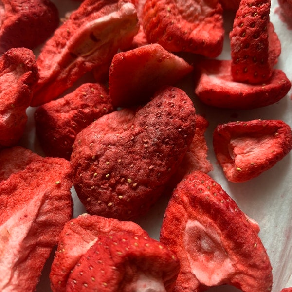 Freeze Dried Organic Strawberries | Healthy Snack | Vegan Snack | Gluten Free