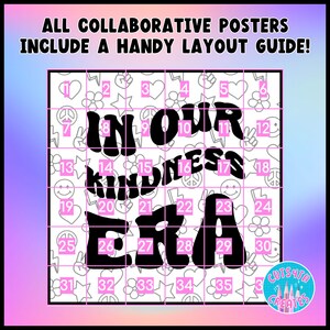 Collaborative Coloring Poster | 36 PIECE VERSION | Bulletin Board | in ...