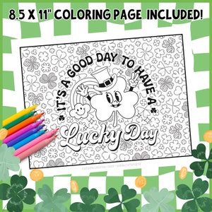 St. Patrick's Day Activity Printable Collaborative Poster + Coloring ...
