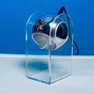 SPACE AGE // 70s vintage Gino Sarfatti for Arteluce Eyeball Table Lamp // Pop Art