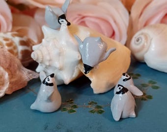 Happy baby penguins: handmade miniatures