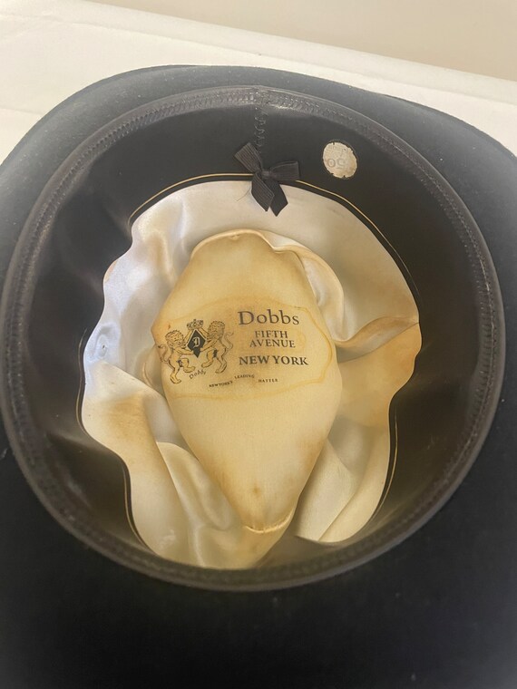 Vintage Stetson Dobbs 5th Avenue Fedora Hat New Y… - image 3