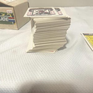 Juego completo de cartas coleccionables GI Joe de Hasbro de 1991, 1-198 cartas con listas de verificación/objeto de colección