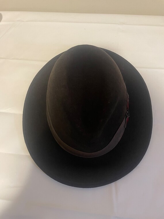 Vintage Stetson Dobbs 5th Avenue Fedora Hat New Y… - image 4
