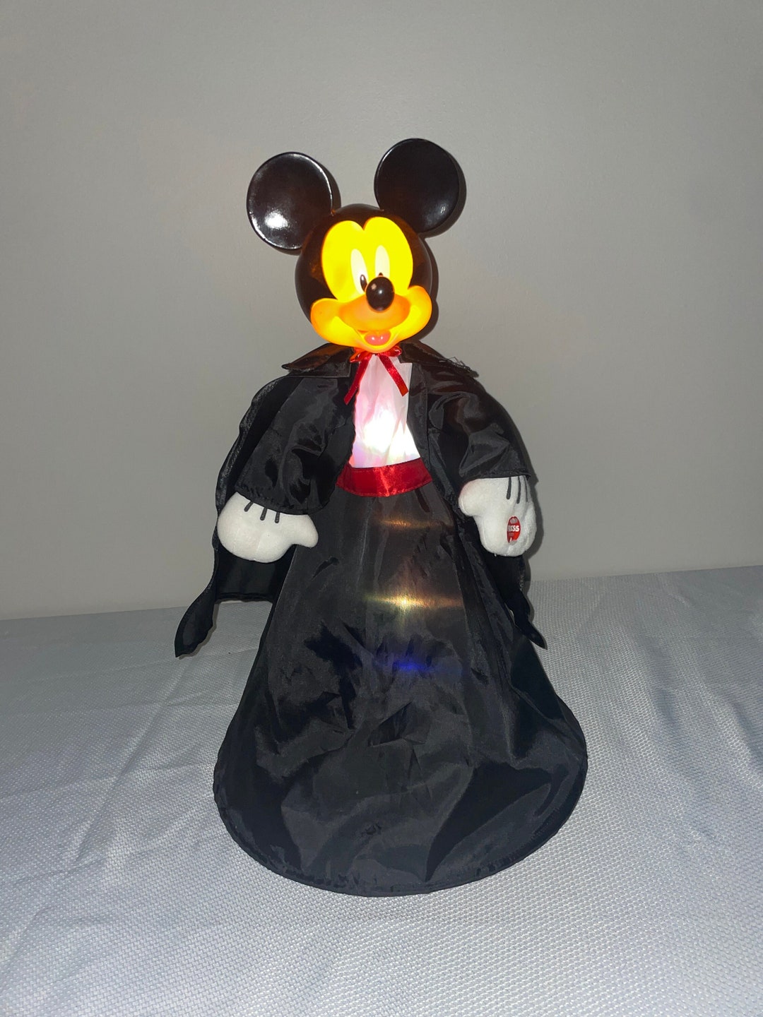 Vintage Disney Mickey Mouse Lightup Doll / Vintage Mickey