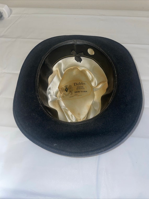 Vintage Stetson Dobbs 5th Avenue Fedora Hat New Y… - image 8