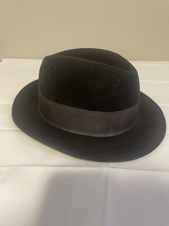 Vintage Stetson Dobbs 5th Avenue Fedora Hat New Y… - image 2