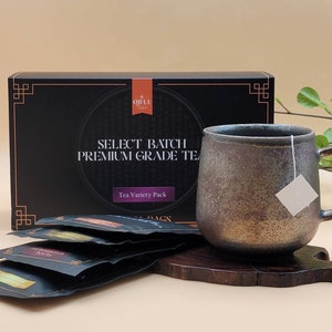 Premium Tea Sampler with Award Winning & Aged Tea | Tea Bag or Loose Leaf Options | Taiwanese and Chinese Gourmet Selections