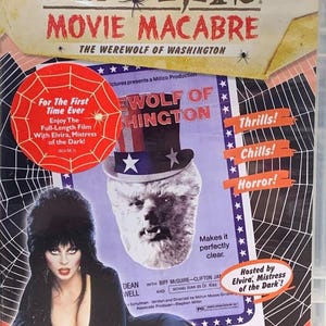 La película Macabra de Elvira: El hombre lobo de Washington DVD