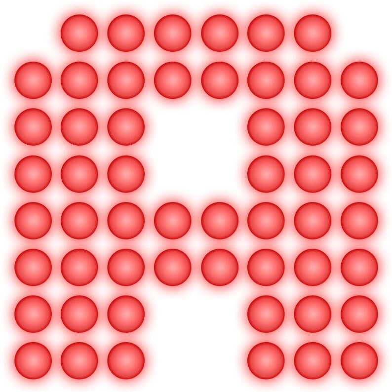 LED Letters , PNG Files Etsy