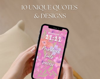 Descarga digital de fondo de pantalla de teléfono inspirador, fondo de pantalla de afirmación iphone, citas positivas, fondo de teléfono de motivación, fondo de pantalla de iOS