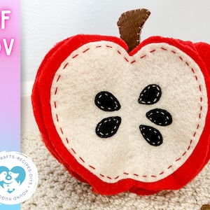 Get Crafty with this Snuffle Dog Toy Kit - Apple PDF Pattern and Sew-Along Video for a Fun and Engaging Pet Activity!