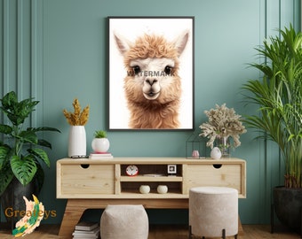 Targa In Metallo Per Bagno Con Alpaca - The Best Seat In The House - Decorazione Umoristica 20x30 Cm Per WC E Casa