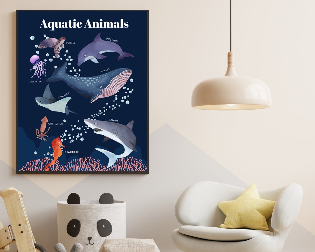 Illustration of Splashes Aquatic To Office Decor