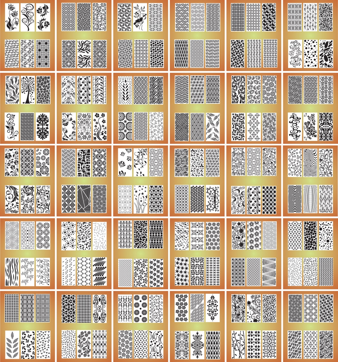 420 DXF/CDR Patterns File & Catalog PDF | Cnc File | Panel Templates ...