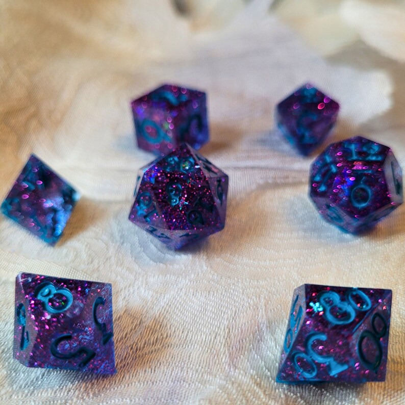 Custom Tabletop Gaming Dice Set Etsy