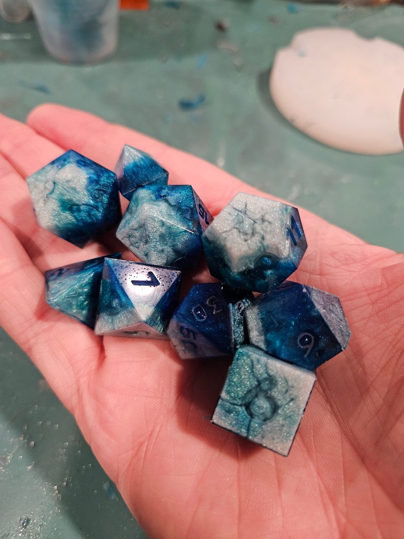 Custom Tabletop Gaming Dice Set Etsy