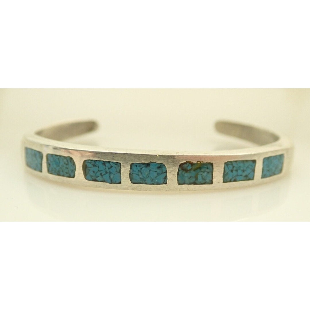 Mosaic Onyx Turq Chip Cuff