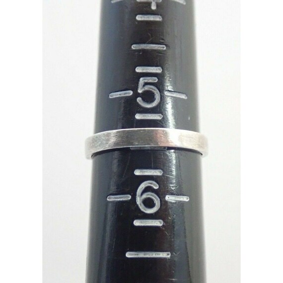 Vintage Larimar 1" Sterling Silver Ring Sz 5.5 - image 8
