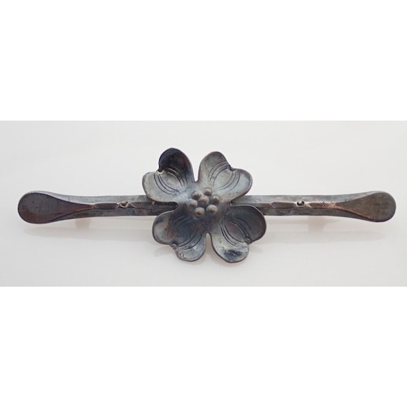 Vintage Handmade Sterling Silver Dogwood Flower B… - image 1